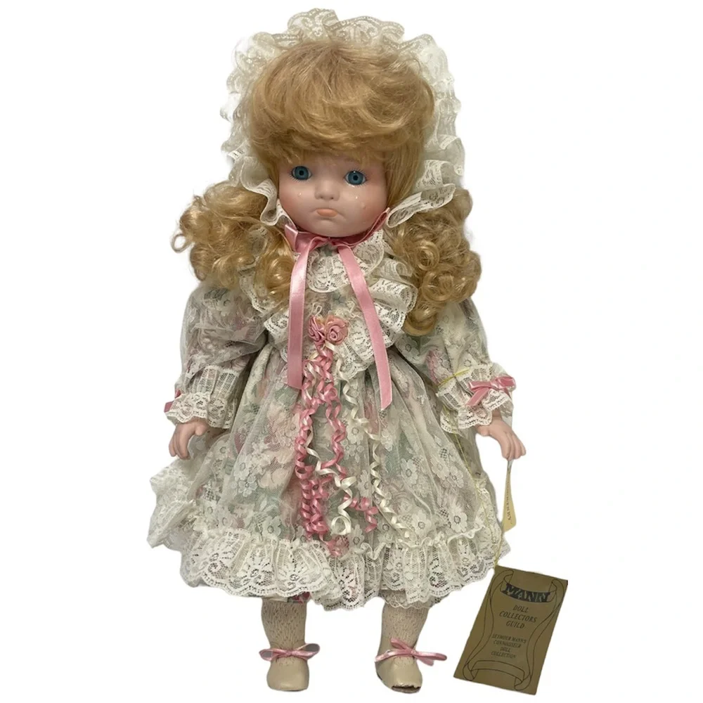 Vintage Victorian Doll Seymour Mann A Connoisseur Collection Crying Courtney
